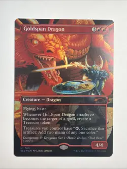 Goldspan Dragon (Rainbow Foil) Secret Lair Drop Foil - Image 1