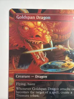 Goldspan Dragon (Rainbow Foil) Secret Lair Drop Foil - Image 2