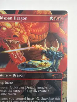 Goldspan Dragon (Rainbow Foil) Secret Lair Drop Foil - Image 3