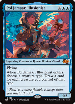 Pol Jamaar, Illusionist (Anime) #38 | NM | Foundations Jumpstart Magic MTG - Image 1