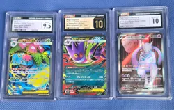 pokemon cards CGC graded lot : Pristine 10 Mega Gengar, Gem Mint Mewtwo - Image 1