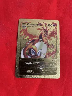 Lot of 6 Gold Foil Pokemon Cards Charizard, Obelisk, Pikachu ++ NM/M - Image 5