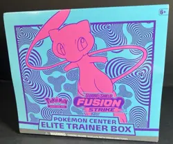 Fusion Strike Pokemon Center Sword & Shield Elite Trainer Box ETB Sealed W Case - Image 1