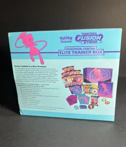 Fusion Strike Pokemon Center Sword & Shield Elite Trainer Box ETB Sealed W Case - Image 4