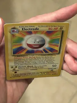 1999 POKEMON TCG Electrode 021/102 Base Set Vintage Rare Unlimited Card LP - Image 5