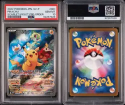 PSA 10 Pikachu 001/SV-P Pokemon SV Promo Japanese 2022 Scarlet Violet - Image 3