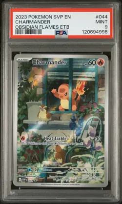 CHARMANDER #044 BLACK STAR PROMO OBSIDIAN FLAMES ETB 2023 POKEMON SVP EN PSA 9 - Image 1