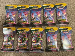 Pokemon Evolving Skies Sleeved Booster Packs | Factory Sealed, NEW. 10 packs. - Image 1