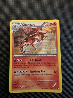 Pokemon TCG Charizard 19/113 Legendary Treasures Holo - Image 1