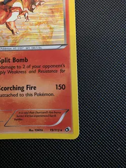 Pokemon TCG Charizard 19/113 Legendary Treasures Holo - Image 3