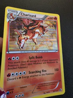 Pokemon TCG Charizard 19/113 Legendary Treasures Holo - Image 5