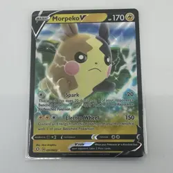 Morpeko V 037/072 Shining Fates Holo Pokemon TCG NM - Image 1