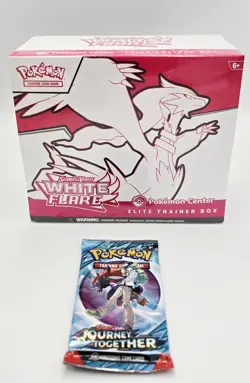 Pokemon Center Exclusive White Flare ETB Elite Trainer Box TCG New Sealed - Image 1
