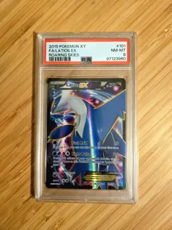 Pokemon TCG | Latios EX | # 101 | Full Art | Roaring Skies | PSA 8 - Image 1