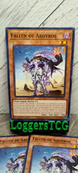 Yu-Gi-Oh! Fallen of Argyros x3 / CYAC-EN009 1st Edition NM - Image 1