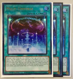 3x Multi-Universe 1st Edition Ultra Rare MP25-EN203 Yu-Gi-Oh! - Image 1