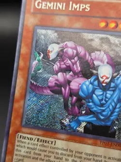 Gemini Imps PP01-EN005 YuGiOh Premium Pack Seceret Rare 2007 - Image 3
