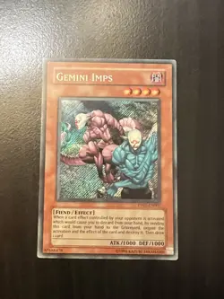 Yugioh Gemini Imps PP01-EN005 Secret Rare NM - Image 1
