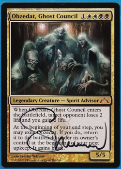 Obzedat, Ghost Council Gatecrash NM Mythic Rare SIGNED CARD (504733) ABUGames - Image 1