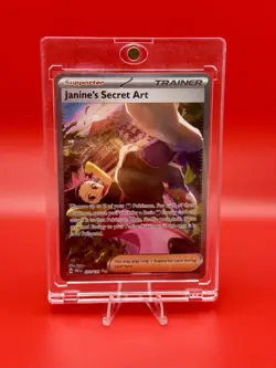 Pokemon TCG Prismatic Evolutions Janine's Secret Art Card 173/131 SIR - Image 1