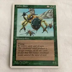 Magic the Gathering - Killer Bees - 1995 4th Edition - NM - Image 1