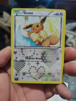 Eevee RC14/RC25 Legendary Treasures Radiant Collection Holo Card - Image 1