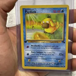 Psyduck 53/62 Fossil 1st Edition Common Pokemon Card NM Vintage Card Nintendo - Image 1