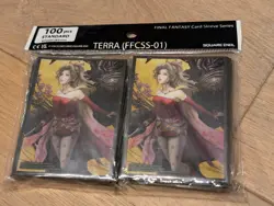 MTG Final Fantasy Sleeves - Terra - Square Enix Las Vegas MagicCon 2025 - x100 - Image 1