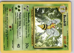 Pokemon TCG Beedrill 17/102 Base Set Unlimited Rare Trading Card TCG - Image 5