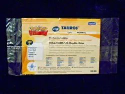 Danone Pokemon Stadium Sealed Tauros 23/40 Vintage Nintendo 2000 Card Attrapez - Image 3
