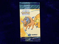 Danone Pokemon Stadium Sealed Tauros 23/40 Vintage Nintendo 2000 Card Attrapez - Image 5