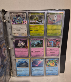 Pokemon Card Binder Lunchbox Collection 120+ English Cards W/ 30 Holos Plus More - Image 3