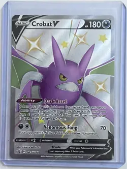 Crobat V SWSH098 SWSH: Sword & Shield Promo Cards Holo Pokemon TCG - Image 1