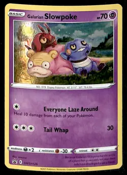 Slowpoke Holo Black Star Promo SWSH 126, NM Pokemon Card - Image 1