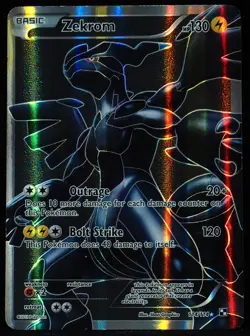 Zekrom #114 NM-/LP Black & White Pokemon Card - Image 1