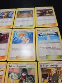 Pokemon Card TCG Hidden Fates Trainer Set Misty's Determination Sabrina Giovanni - Image 3