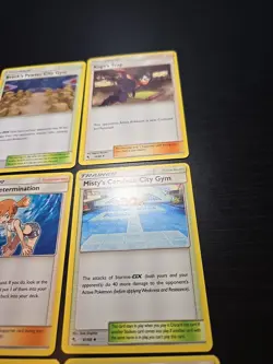Pokemon Card TCG Hidden Fates Trainer Set Misty's Determination Sabrina Giovanni - Image 4