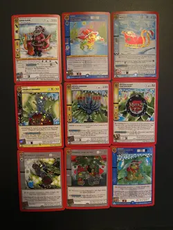 MetaZoo Christmas 2022 Pin Club Complete Reverse Holo Set (9 Cards) (NM) - Image 1