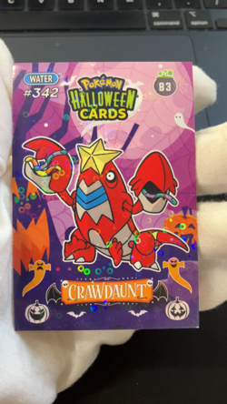Crawdaunt #83 - Circle Holo - Collectoons Halloween 2025 - Pokemon Card - Image 2