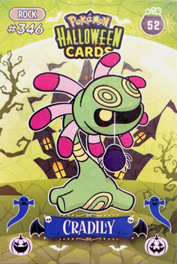 Cradily #52 - Circle Holo - Collectoons Halloween 2025 - Pokemon Card - Image 1
