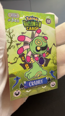 Cradily #52 - Circle Holo - Collectoons Halloween 2025 - Pokemon Card - Image 2
