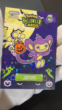 Aipom #41 - Circle Holo - Collectoons Halloween 2025 - Pokemon Card - Image 2