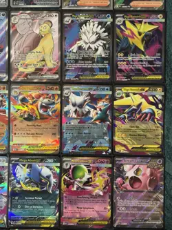 POKEMON MEGA EVOLUTIONS FULL ART BULBASAUR ILLUSTRATION RARE EX 35 CARD LOT LOOK - Image 3