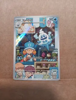 Pokemon TCG Vanillish Paradox Rift 190/182 Holo Illustration Rare Card - Image 1