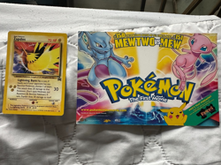 NM 23 Zapdos Black Star Promo Vintage Pokemon card 1999 plus FREE postcard - Image 2