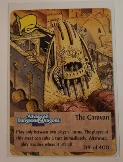 TSR Spellfire CCG 1st Ed. THE CARAVAN Card #319 of 400 AD&D Dungeons & Dragons - Image 1