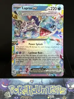 Pokemon Card Lapras ex 032/142 Stellar Crown Double Rare L/P - Image 1