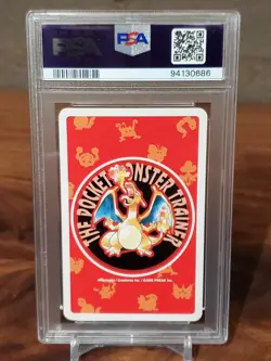 1996 Pokemon Zapdos Red Back Poker Playing Card 4 of Diamonds- PSA 10 - Image 2
