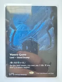 Watery Grave (Borderless) Edge of Eternities Regular - NM #286 MTG EOE non-foil - Image 1