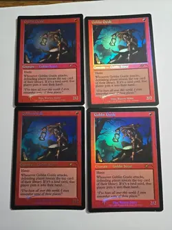 Goblin Guide x4 FOIL Promo playset MTG ENGLISH Rare Check My Store - Image 2